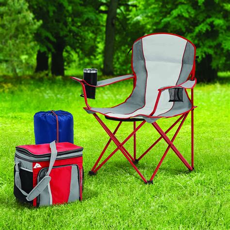 This <strong>Ozark Trail Oversized</strong> Tension <strong>Chair</strong> features two cup holders and has a weight capacity of 300 pounds. . Ozark trail oversized camping chair